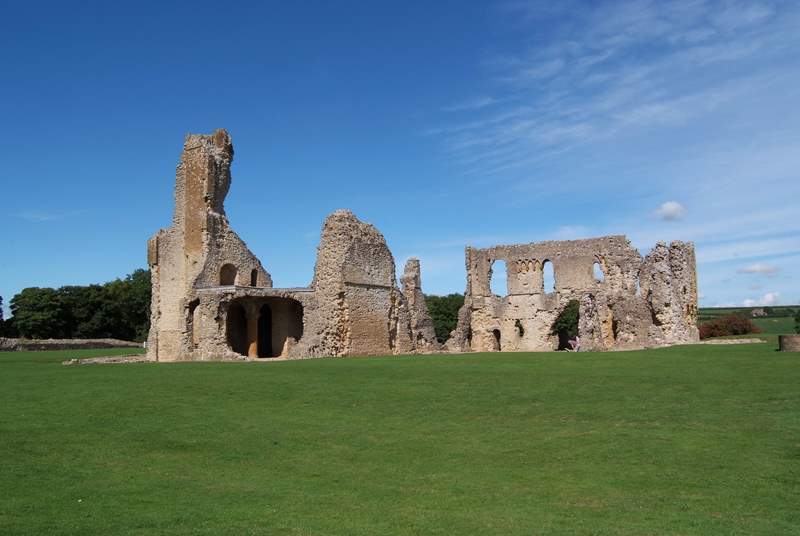 Sherborne old castle is the ruin of a 12th Century castle.