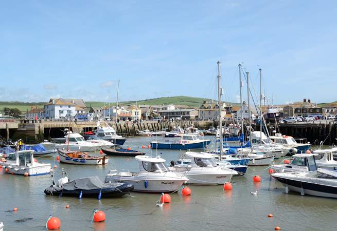 West Bay is s short drive away, a fishing port with some quirky shops.