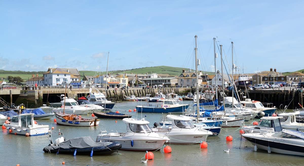 West Bay is s short drive away, a fishing port with some quirky shops.