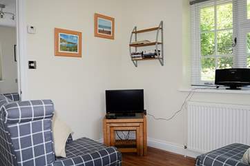 There are stylish furnishings - what a great place to relax after a day of exploring.