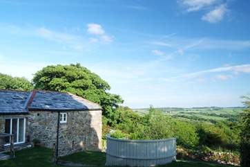 Endless views across Cornwall.