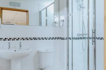 The shower-room has a good-sized shower cubicle.