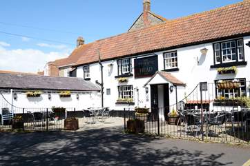 The Turks Head is a five minute stroll from September Cottage.