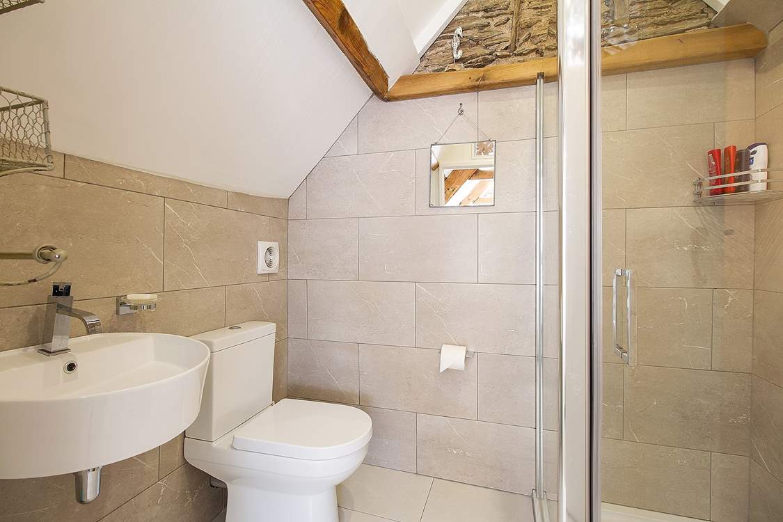 The en suite shower-room for Bedroom 3.