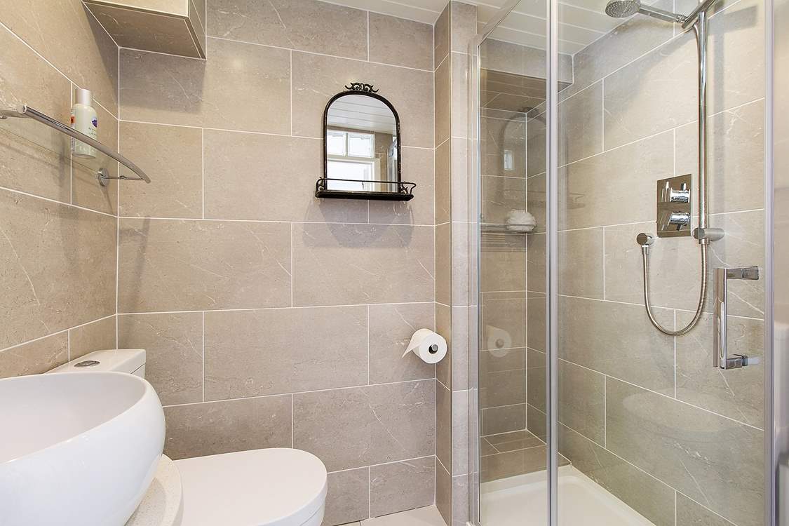 The en suite shower-room for Bedroom 1.