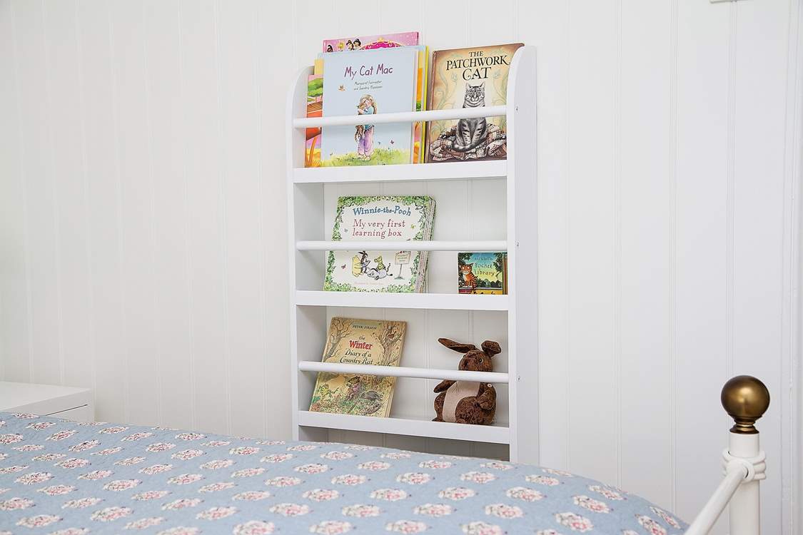 Children's books in Bedroom 2.