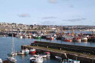 Newlyn Harbour is within easy walking distance along Penzance promenade.