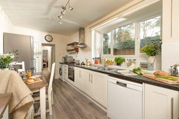 The lovely kitchen/diner.