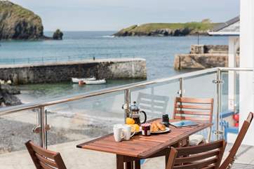 Breakfast with a view, and what a view!