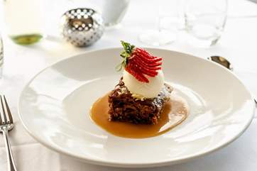 If you have room there are some lovely looking and tasting desserts!