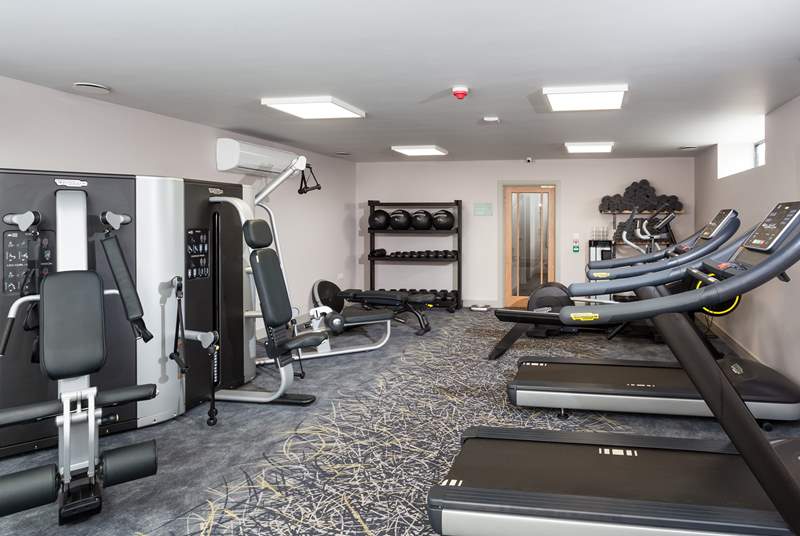 You will have complimentary access to Mullion Cove Hotel's gym.