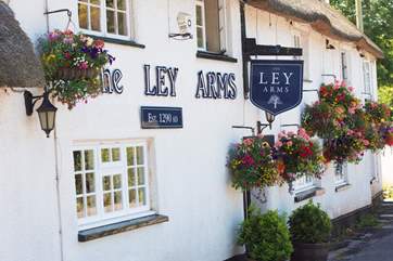 With its popular pub serving great food.