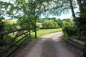 Apple Blossom has its own private entrance.