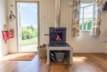 The wood-burner will bring a special feel to the hut during the cooler months.