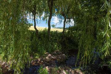 The views down by the river are lovely.