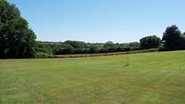 The amazing view directly in front of the cottage and its patio. Yours to make the most of.