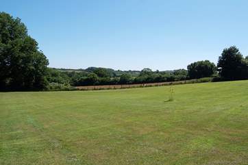 The amazing view directly in front of the cottage and its patio. Yours to make the most of.