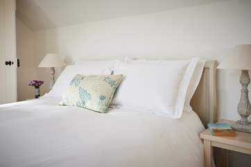 Luxurious soft furnishings and bedding add to the experience here.