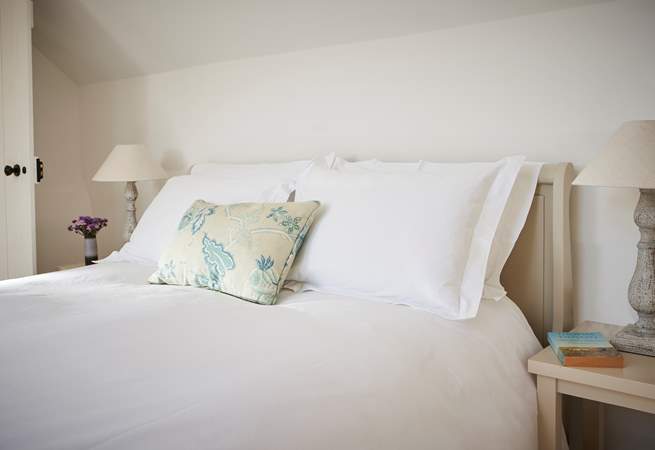 Luxurious soft furnishings and bedding add to the experience here.