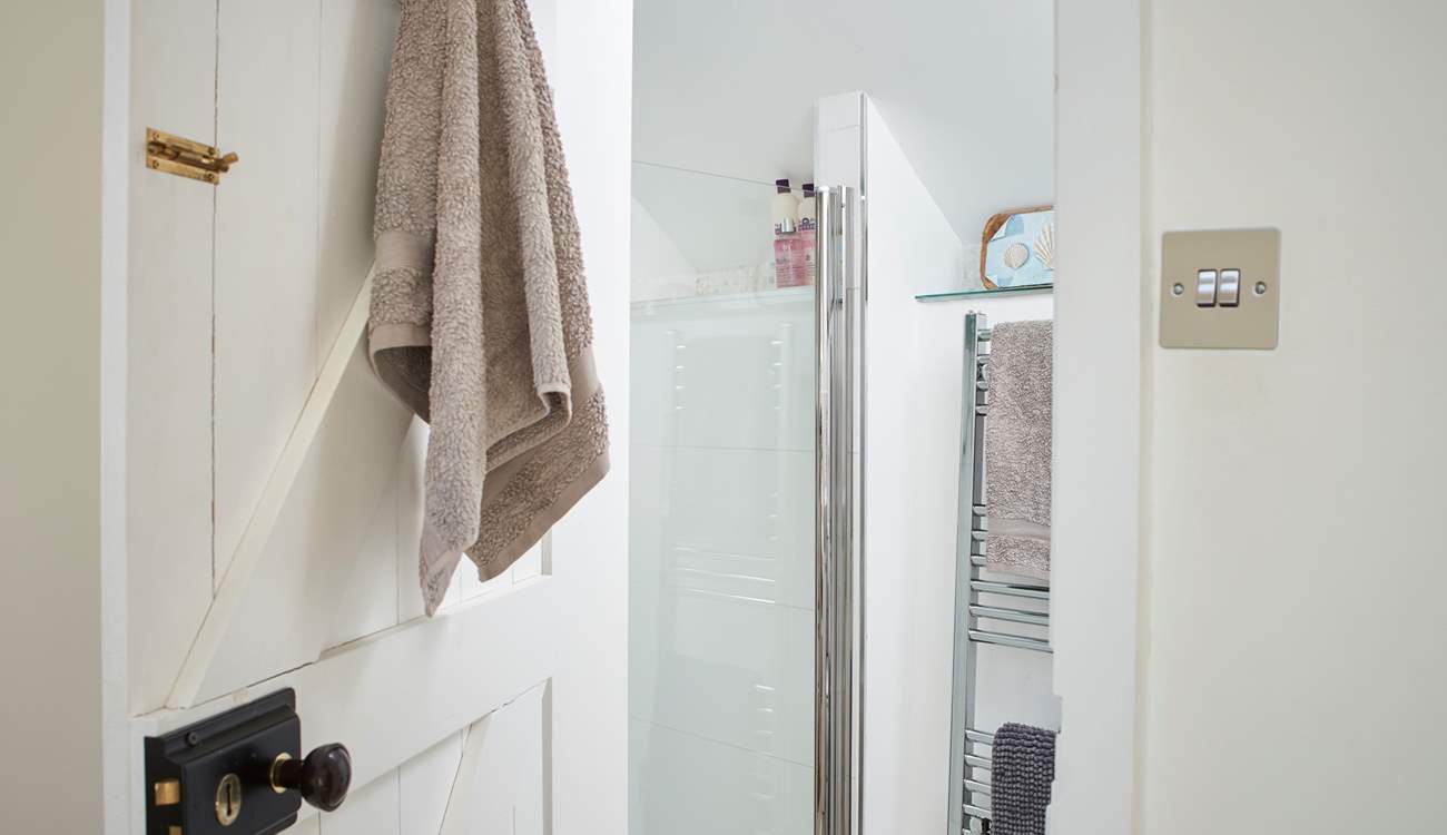 There is a very useful separate shower-room on the first floor.