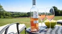 The setting is just lovely for al fresco meals with a panoramic view.