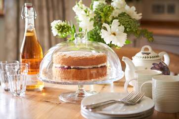 This home-from-home is the perfect place to enjoy a sweet treat.