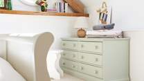 There is plenty of light and all the other touches make this a really welcoming room.