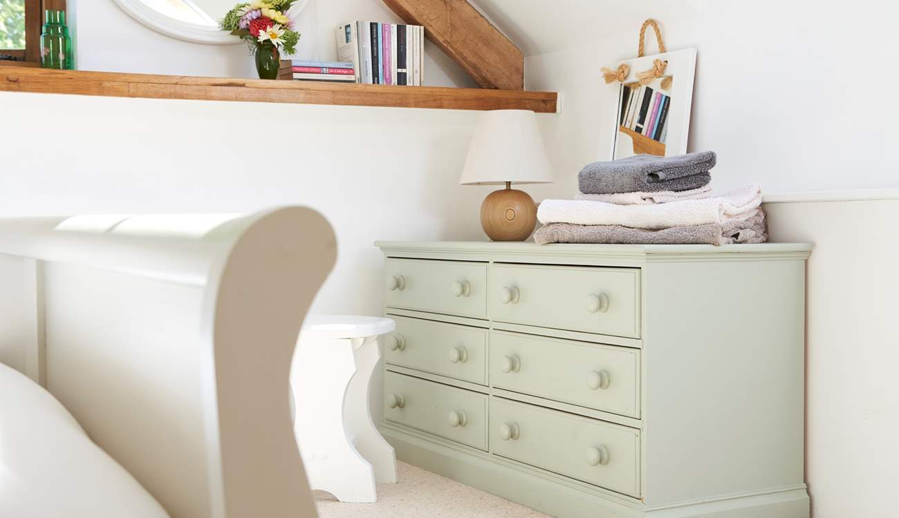 There is plenty of light and all the other touches make this a really welcoming room.