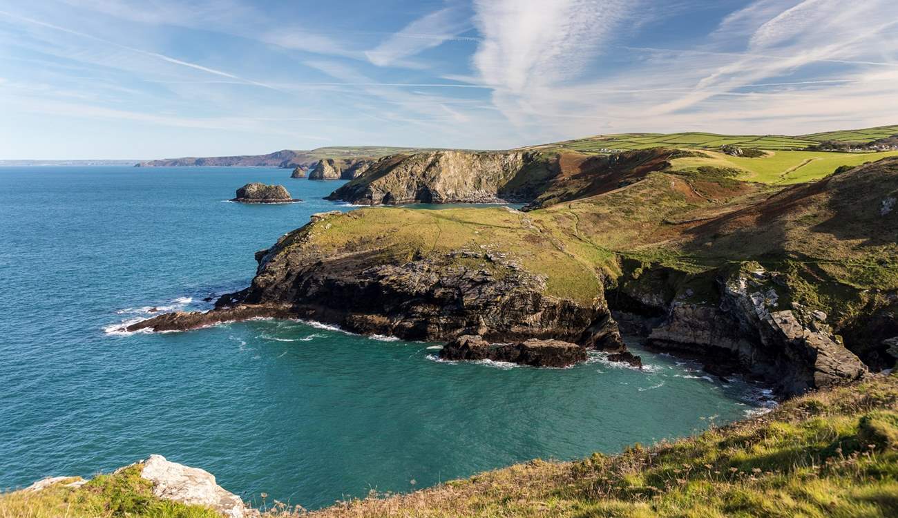 Walk for miles along the coast path of north Devon.