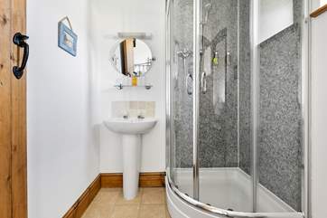 Bedroom Two's en-suite shower room.