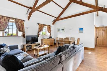 The sitting room is a lovely space.