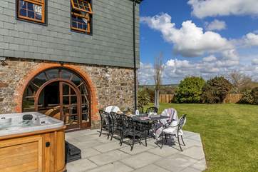 The wonderful outside space at The Granary.