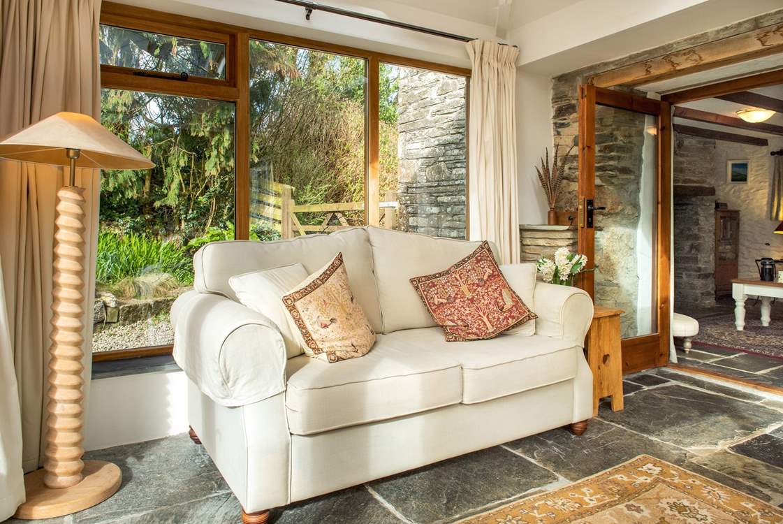 Sit back and relax in the conservatory enjoying the view over the garden.