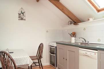 The kitchen/dining-area.