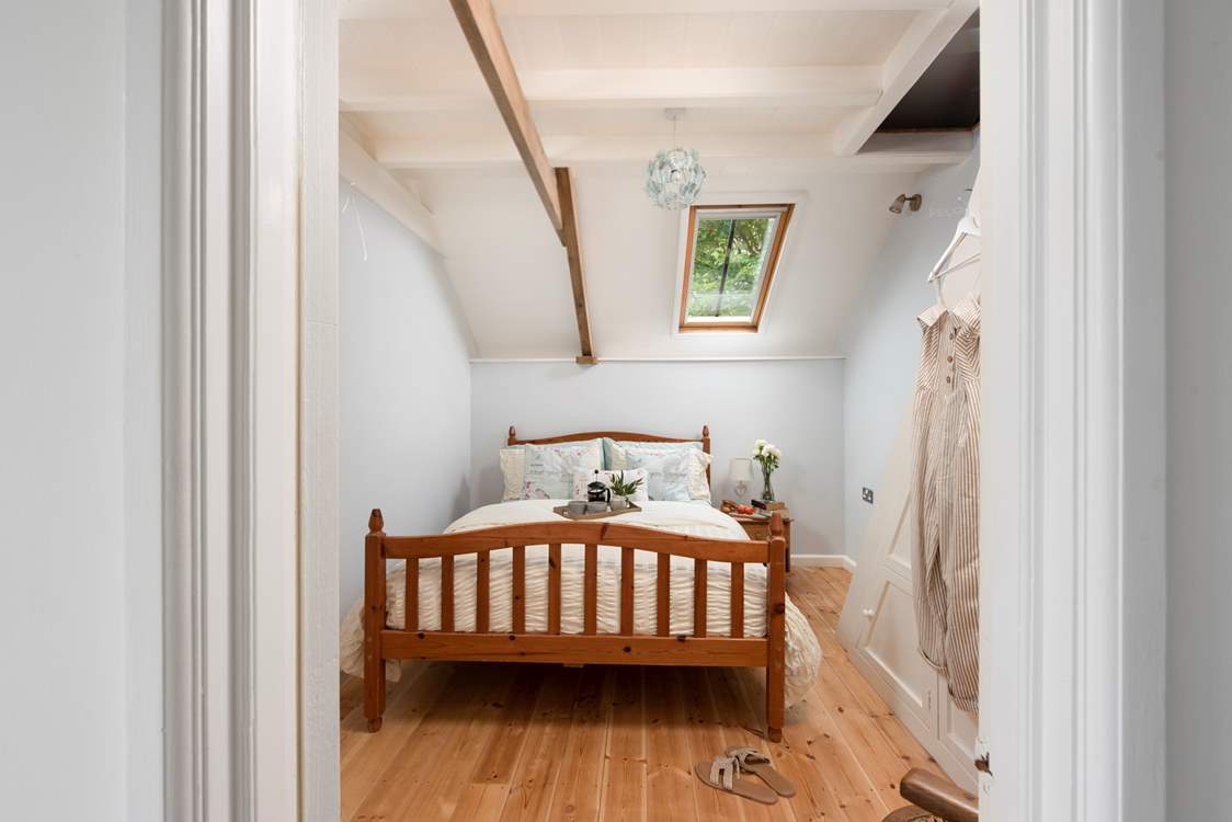 The beautiful double bedroom.