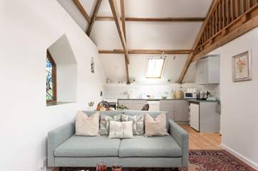 The gorgeous living area.