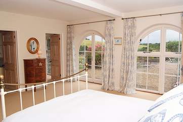 Each spacious bedroom is ensuite. This bedroom has an additional dressing area.