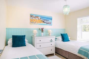 Bedroom 4 overlooks the garden