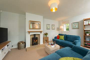 A peaceful room in which to relax.