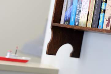 Plenty of books for rainy days.