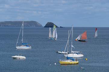 Boats in the bay.