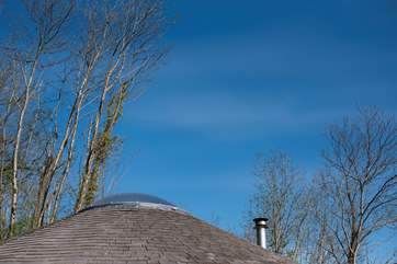 Blissful blue skies.