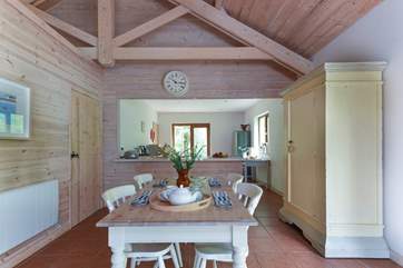 The dining area.