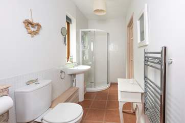 The shower-room.