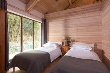 The twin bedroom.
