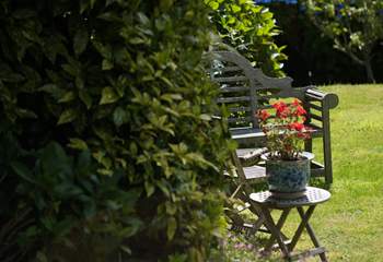 Relax in the garden.