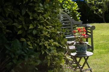 Relax in the garden.