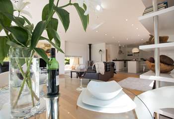 The view from the dining-area.