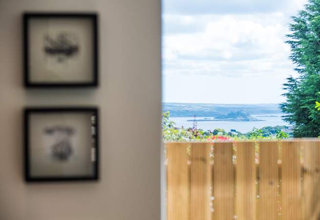St Michael's Mount in the distance.