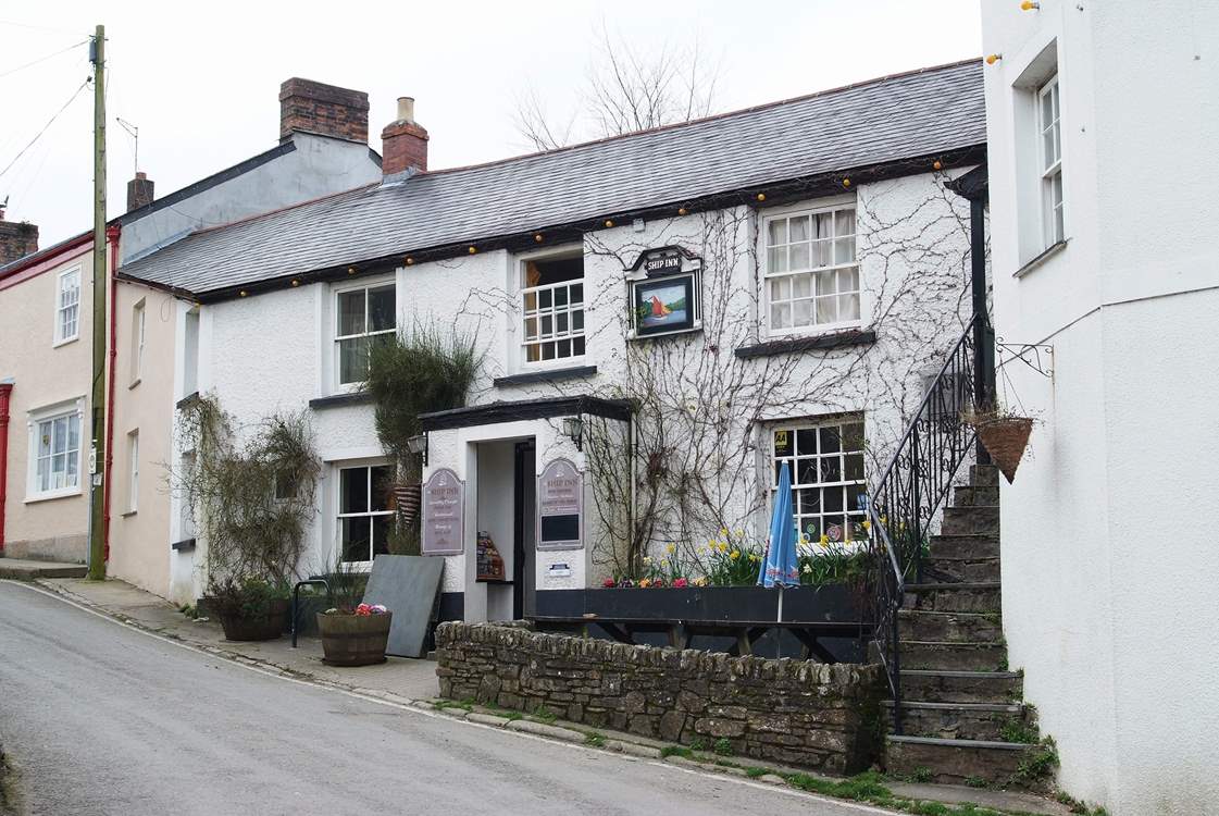 The pub is just a short stroll away.